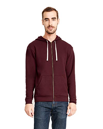Next Level Unisex Zip Hoody 3XL MAROON