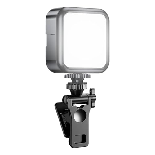 Phone Light Clip for Video Recording, Live Streaming Video Lamp, Portable Live Broadcast Light, Flexible LED Fill Light, LED Light for Tablets, Phone Clip Light for Laptops, Video Recording Light