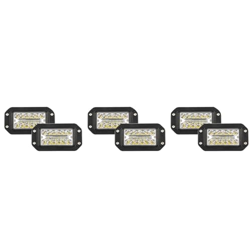 Phares de voiture projecteur LED 12V 6 pouces encastré pour feux de recul
