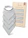 Baby Bandana Drool Bibs for Drooling and Teething 4 Pack Gift Set For Boys and Girls “Gray Basics” by Copper Pearl