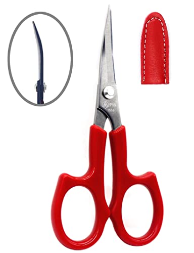 三花 カットワークはさみ ハサミ 130mm ソリ刃 カーブ 曲線のカット 糸切り 手芸 刺繍 布切り 裁縫 細工用 キャップ付