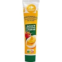 Huile de colza, jaune d'oeuf plein air 6% et moutarde de Dijon — la mayonnaise à la moutarde de Dijon en tube. Les oeufs de poules élevées en plein air pour la qualité dans le format tube pratique. Pour les sandwichs et les recettes qui demandent une...