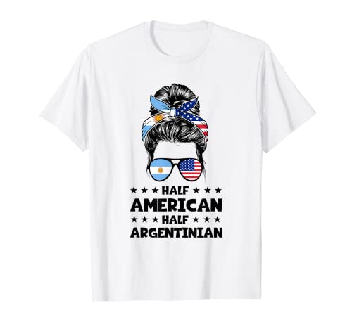 Half American half Argentinian American Argentinian T-Shirt