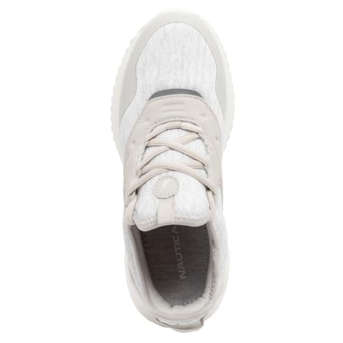 Image of Nautica Women's Casual Fashion Sneakers - Comfortable Walking Shoes with Knit Upper and Cushioned Support