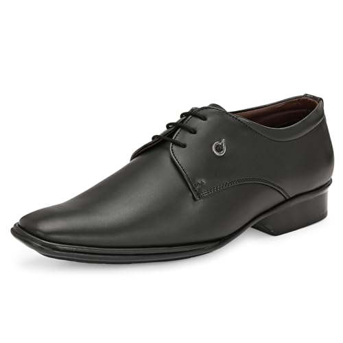 Image of Centrino Formal Shoe for Men | Cushioned Insole for Better Comfort | Stylish Lace-Up for Boys | Perfect for Office Wear & Formal Dress (9768)