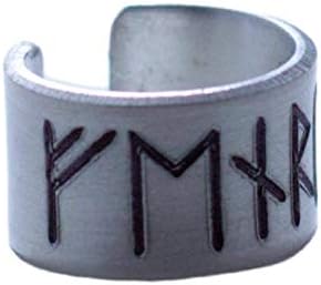 Custom Rune Ear Cuff - Choose your Runes - Silver, Aluminum or Copper - Viking Jewelry