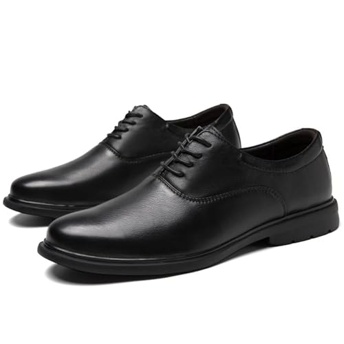 Oxford Shoes for Men Lace Up Round Toe Leather Shoes Non Slip Low Top Rubber Sole Slip Resistant Anti-Slip Party Classic Modern Formal Leather Shoes Casual Loafers3