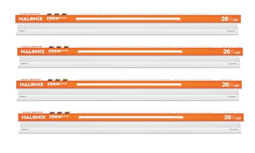 Image of Halonix 26W Led Batten /Tubelight | LED White Tubelight for Living Room, Hall, Shops,Showrooms | Cool White Batten| Pack of 4