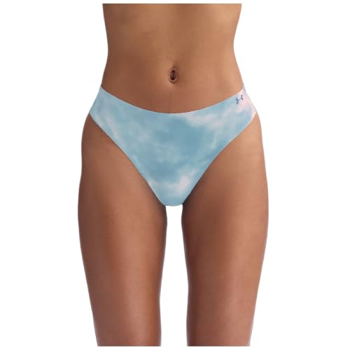 Image of Under Armour Women's 3-pack Pure Stretch No Show Thong Underwear, All-day Comfort & Ultra-soft Fit