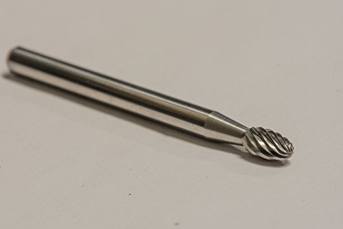 Fresa de carburo sólido corte simple SE-41 1/8" x 7/32" miniatura 1