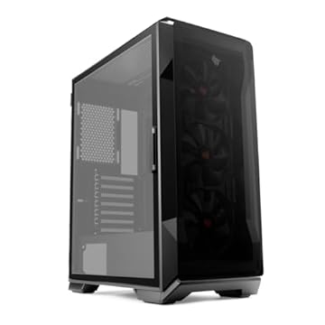 Gabinete Gamer Pichau Pouter 3 | Mid-Tower | Lateral De Vidro | Com 3 Fans | Preto | PG-P03-BK