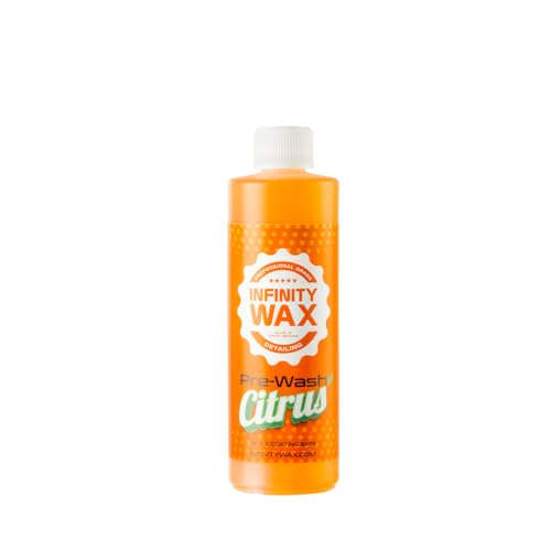 Infinity Wax Citrus 500 ml: Prelavado Biodegradable con Aceite de Naranja, no cáustico y Seguro para Ceras. Ideal para Coches, Barcos y autocaravanas.