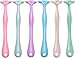 YaPoola Colorful Design Reusable NO-Waste Dental Floss Handle 6 Counts for Adults and Kids Teeth Cleaning Unflavored Floss Picks Flosser