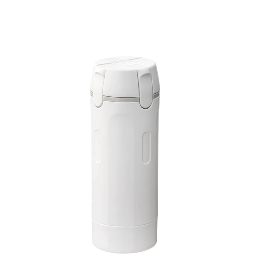 JIANAIYANGIWQ 4-in-1 Travel Refillable Bottles, Portable Leakproof Toiletry Containers for Shampoo, Body Wash, Lotion, Multi-compartment Cosmetic Dispenser(white)