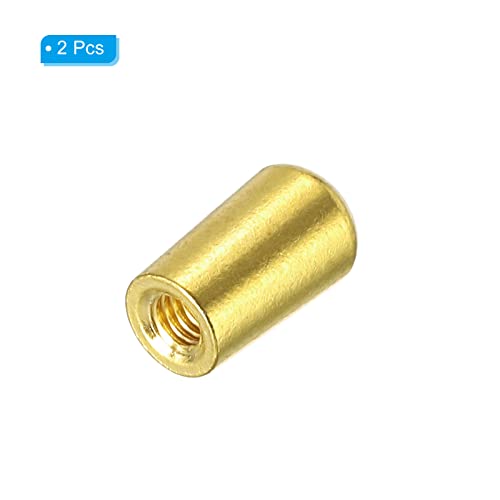 PATIKIL Metal Guitar 3 Way Toggle Switch Tip Switch Knob Cap M4 for Electric Guitar Parts Accessories Gold 2pcs - Image 3
