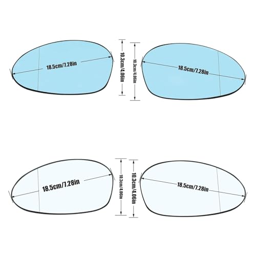 Verre de rétroviseur de recul BMW E93 E90 miroir bleu angles morts