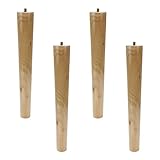 Pufguy Wood Table Legs Wooden Furniture Legs Replacement Solid Wood Legs for Chair Couch Sofa Dresse