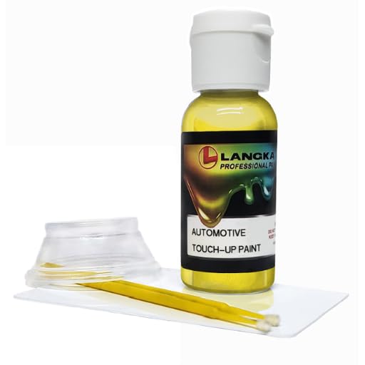 Langka 1oz Touch-Up Paint Compatible with 2023, Subaru, Crosstrek, UCG, Plasma Yellow Pearl.