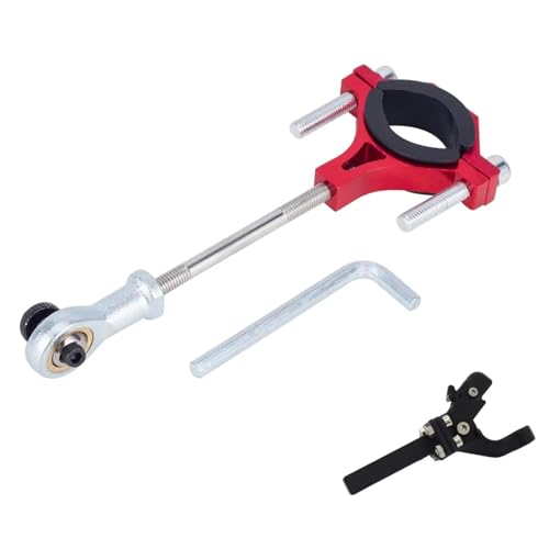 Crochet remorque aluminium haute résistance pour crawler Traxxas et SCX10 kit red