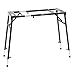 TIGER KYS21-BK Supporto per tastiera e mixer regolabile con piattaforma - Supporto piatto per tastiere e mixer - Nero