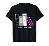 LGBTQ Asexual Pride Books LGBTQIA Pride Month Asexual T-Shirt
