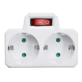 Seguridad Asegurada: La presencia de un interruptor y la protección para niños hacen de este adaptador una opción segura. El interruptor permite apagar fácilmente los dispositivos conectados, mientras que la protección para niños garantiza la seguridad de los más pequeños.