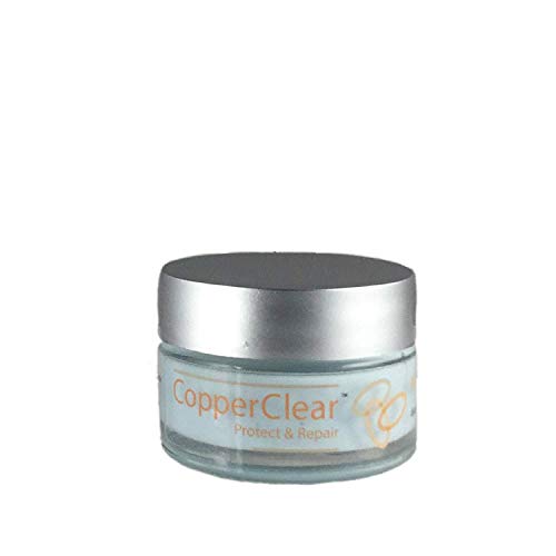 Copper Clear Peptide Night Face Cream-100% All Natural Moisturizer with Zinc , Magnesium and Aloe- Great for Skin, Face and Eyes- NO Parabens, Artificial Fragrances or Preservative (1-oz Jar)
