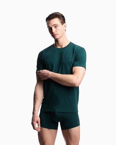 Emporio Armani Men's Bold Monogram 2 Pack Crew Neck Shirt2