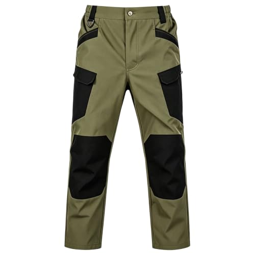Tactical Cargo Pants for Men Ripstop Construction Waterproof Hiking Pants - image 5