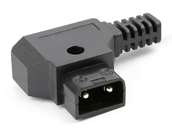 Male D-Tap Plug Connector for DSLR Rig Power Cable V-Mount Anton Battery Black(By FLAXZY)