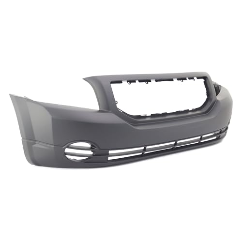 Image of FitParts Compatible with Dodge Caliber 2007-2012 Front Bumper Cover | Primed, Hatchback, Ready to Paint, OEM 5183407AE, CH1000871