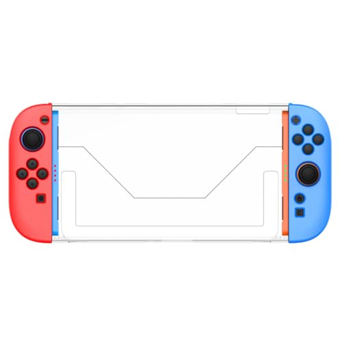 For Switch 2�pTPU+PC�P�[�X ? NS2�Q�[���R���\�[���ی�P�[�X��Joy-Con�J�o�[�Ή� �X�L���J�o�[ �ی�X���[�u ���E�ȒP ���̎� �S�ʕی�^ TPU�n���h�� PC�{�̕ی�P�[�X For Switch 2�p�P�[�X�ɊȒP���� �����^��