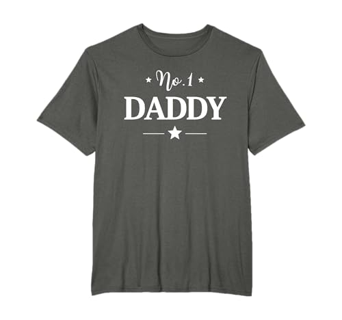 No 1 Daddy World's Best Dad Ever Father T-Shirt