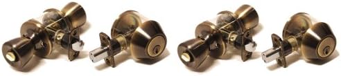 Lewis Hyman Inc 1738000 Atlas Home Security Kit, Antique Brass