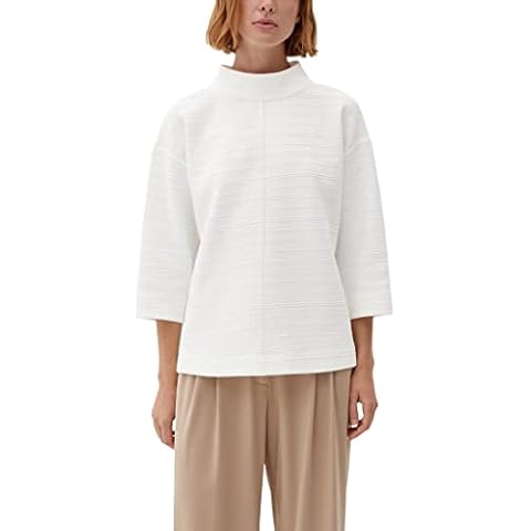 s.Oliver BLACK LABEL Women's Sweatshirts 3/4 Sleeves, White, XS Cover