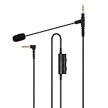 Cable Boom Mic compatible with PlayStation PS4 or Xbox One Controller,PC,Tablet,Laptop, Smartphone - Boompro Gaming Mic compatible with V-Moda Or Other 3.5mm Jack Headphone with Volume Control(150CM)