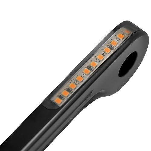 HDBUBALUS Motorcycle Flush Fork Turn Signals Brackets Shock absorber LED Running Side Lamp For Harley Touring Street Glide Road King 1998-2025 (All Black) by HDBUBALUS - Image 9