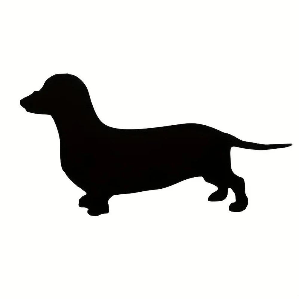 Dachshund Dog Vinyl Stickers Waterproof Decals for Cars Trucks SUVs Motorcycles(Black)