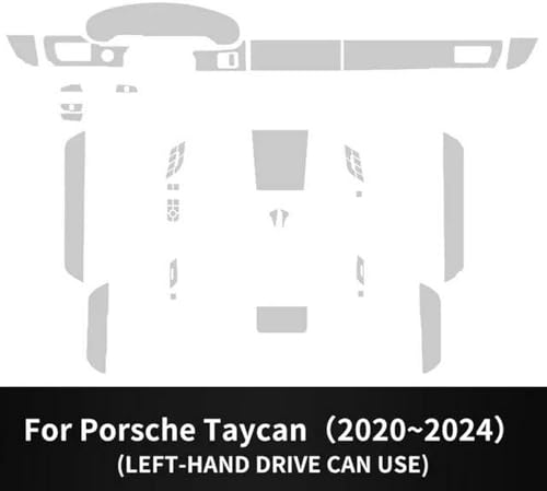 Écran de navigation prédécoupé en TPU pour boîte de vitesses Taycan