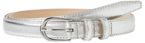 Ceinture en cuir véritable BRAX aux reflets métalliques chics