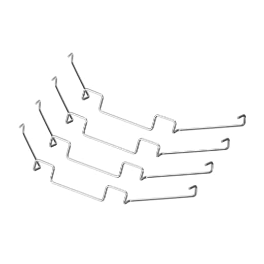 Generic 4pcs CPU Heatsink Fan Buckles, 8CM Wire Buckle Upper Hook Type Fixing Clips PC Mainboard CPU Radiator for Computer Cooling Accessories