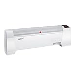 BEYOND HEAT Electric Baseboard Heater, 1500W Convection Heater with Adjustable thermostat and Overheat Protection, Slient Operation Heater for indoor use, White Digital