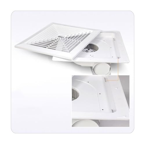 Ventilador de extracción para techo de 60x60 cm, silencioso y potente, para baños y oficinas miniatura 7