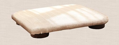 fancyfly和座椅子 木製 お座敷座椅子 フロアチェア 和風 クッション付き コンパクト コタツ椅子 低い 丈夫 快適で柔らかい 無脚の椅子 出窓 和室 ルームチェア ゲームソファ ファッション 持ち運び便利 (C)