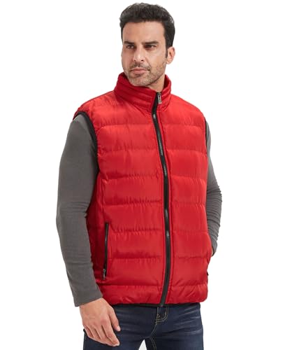 XinYangNi Mens Puffer Vest Quilted Outerwear Winter Warm Down Puffy Vests Lightweight Casual Padded Jacket2