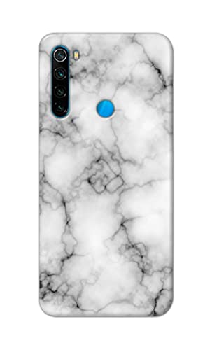 Image of Light White Marble Texture Natural Pattern Hard Back Case Cover for Redmi Note 8 (6.3 inch) Back Cover -(J5) VNS2230