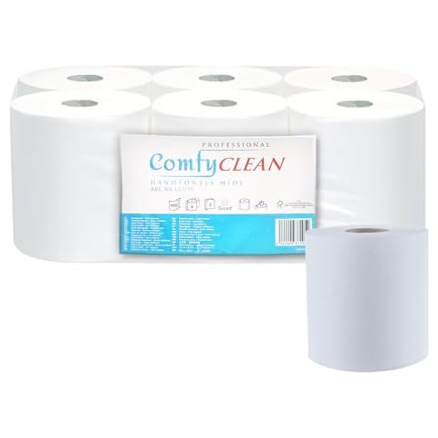 Lot de 6 rouleaux de papier essuie-mains Generic Cover