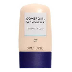 COVERGIRL Smoothers Hydrating Makeup Foundation, Natural Ivory, 1 Fl Oz, 1 Pack, Hydrating