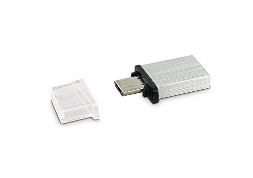Integral Fusion Micro-Usb Flash drive - 16 Gb-Usb 2.0 OTG INFD16GBMIC, Black, Silver - Image 3
