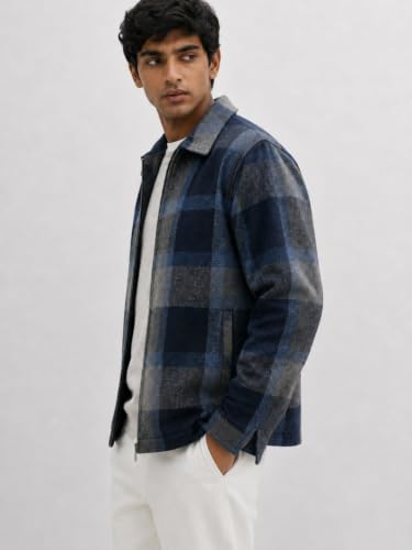 Image of Men's Quilted Winter Jacket /Full Sleeves /Puffer and Bomber